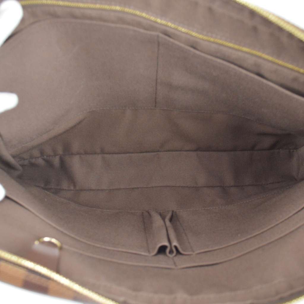 Louis Vuitton Porte-Documents Voyage Briefcase Brown Canvas Good condition - Inside View