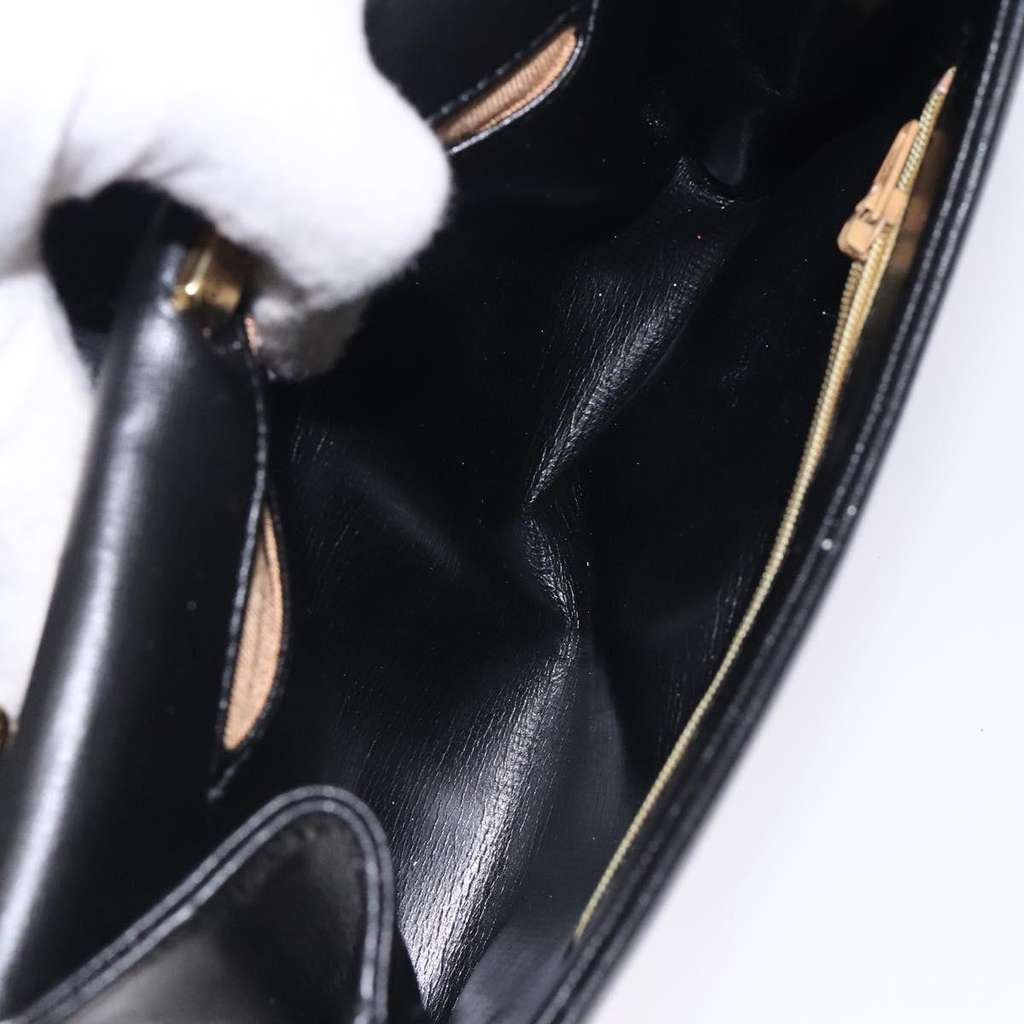 Givenchy Vintage 4G shoulder bag Black Leather Good condition - Box View