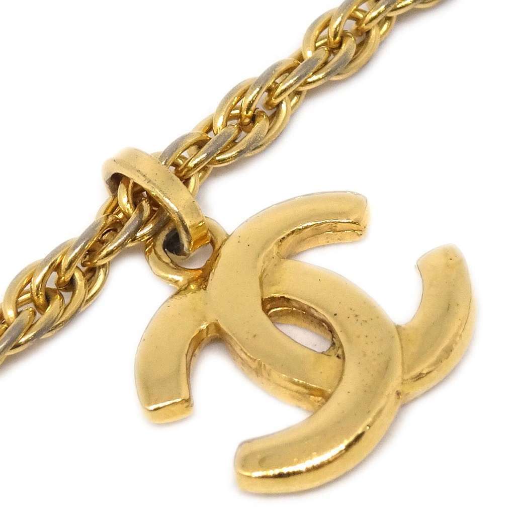 Chanel CC Pendant Necklace Gold Good condition - Inside View