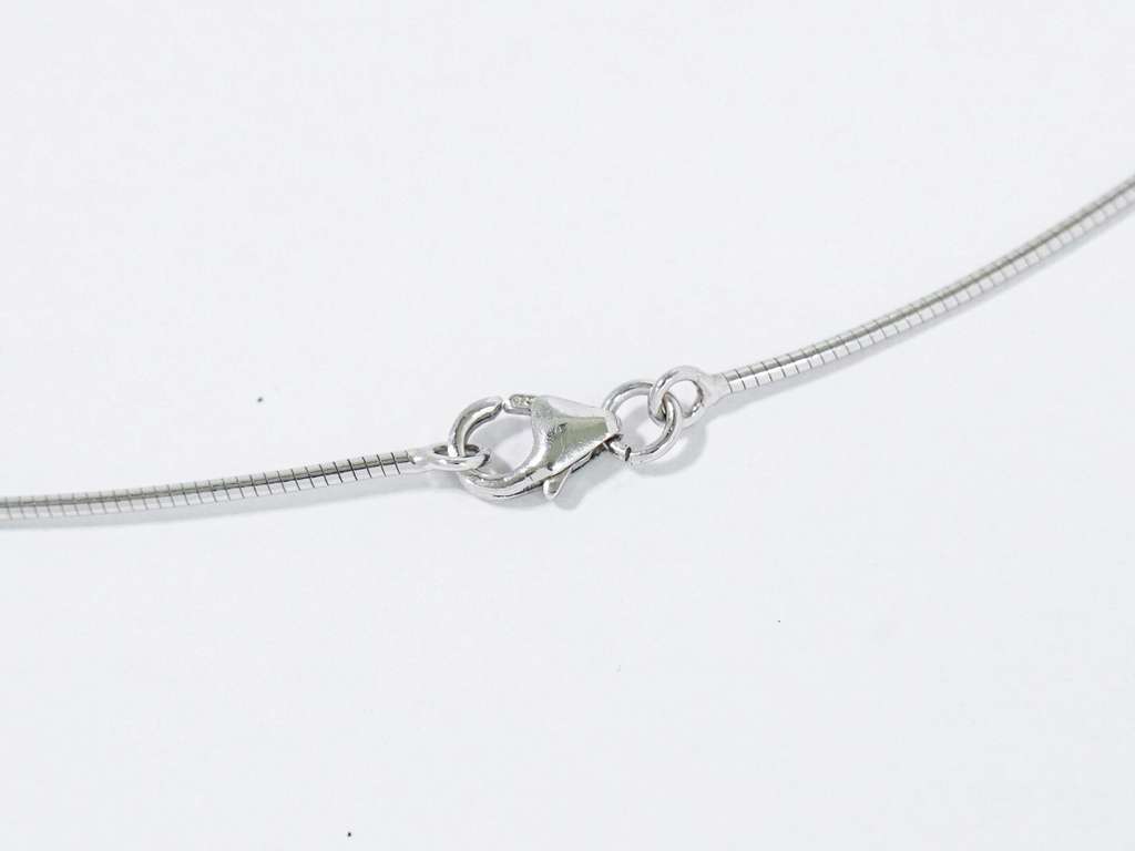 Hermès Cage d'H Pendant Necklace Silver Metal Good condition - Back View