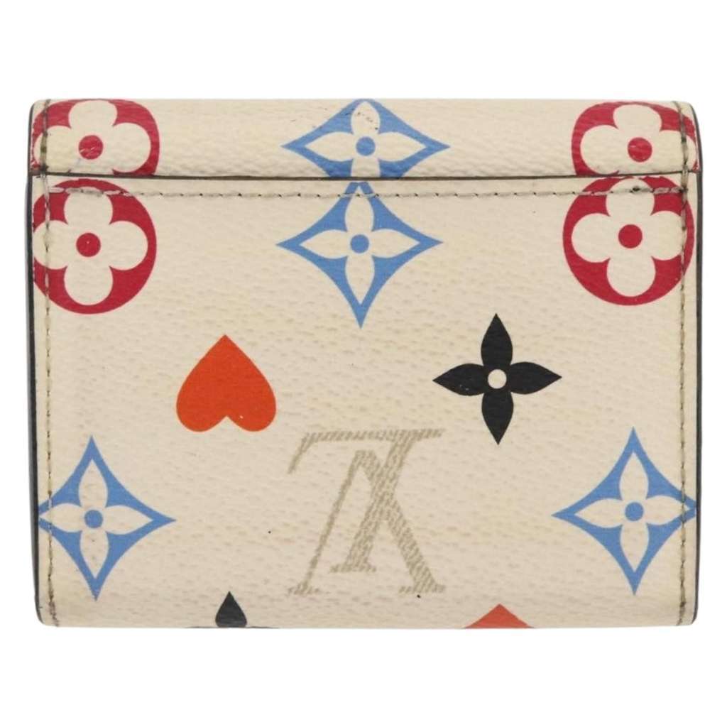 Louis Vuitton x Takashi Murakami Victorine Wallet White Canvas Good condition - Back View