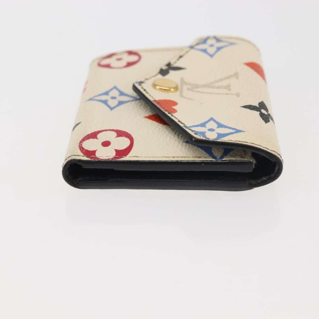 Louis Vuitton x Takashi Murakami Victorine Wallet White Canvas Good condition - Model View