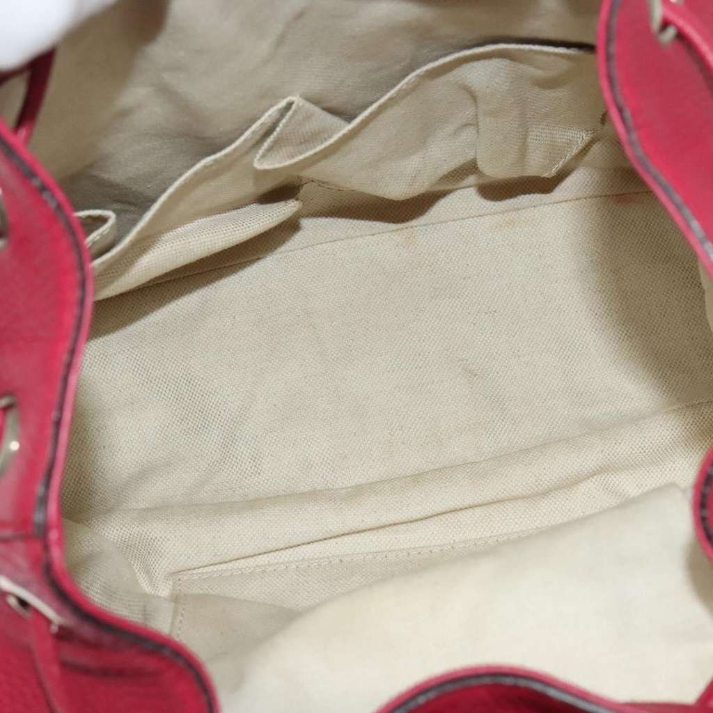 Gucci Bamboo Tassel Backpack Pink Leather Good condition - Box View