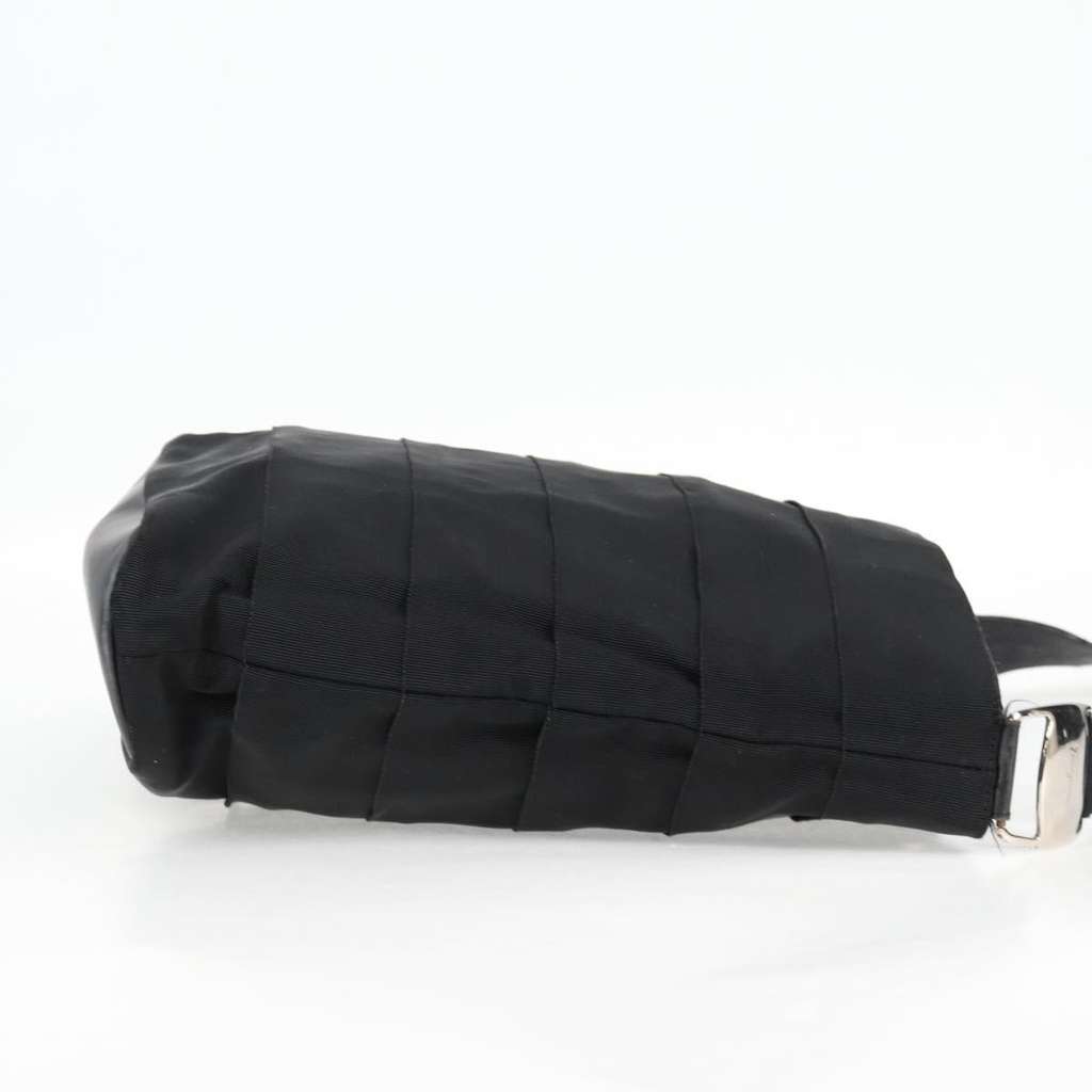 Salvatore Ferragamo Vala Shoulder Bag Black Canvas Good condition - Model View