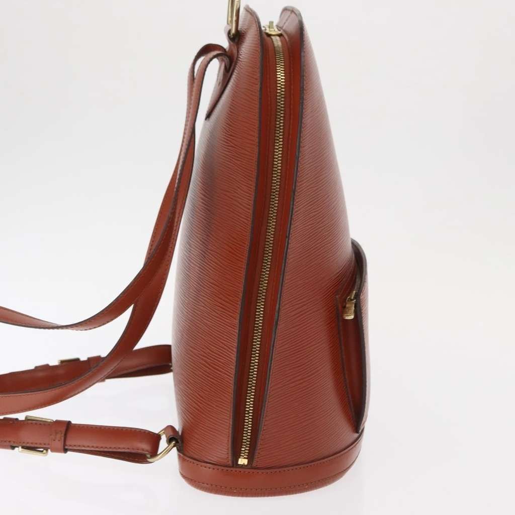 Louis Vuitton Gobelins Backpack Brown Leather Good condition - Model View