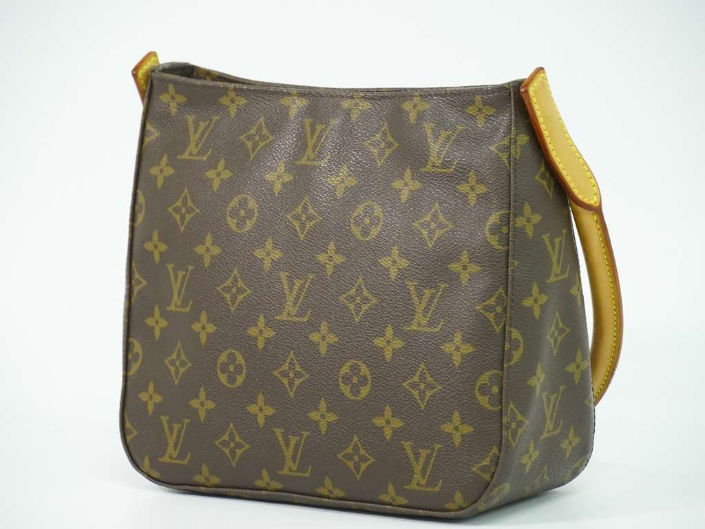 Louis Vuitton Looping Handbag Brown Canvas Good condition - Back View