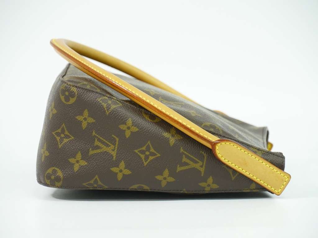Louis Vuitton Looping Handbag Brown Canvas Good condition - Inside View