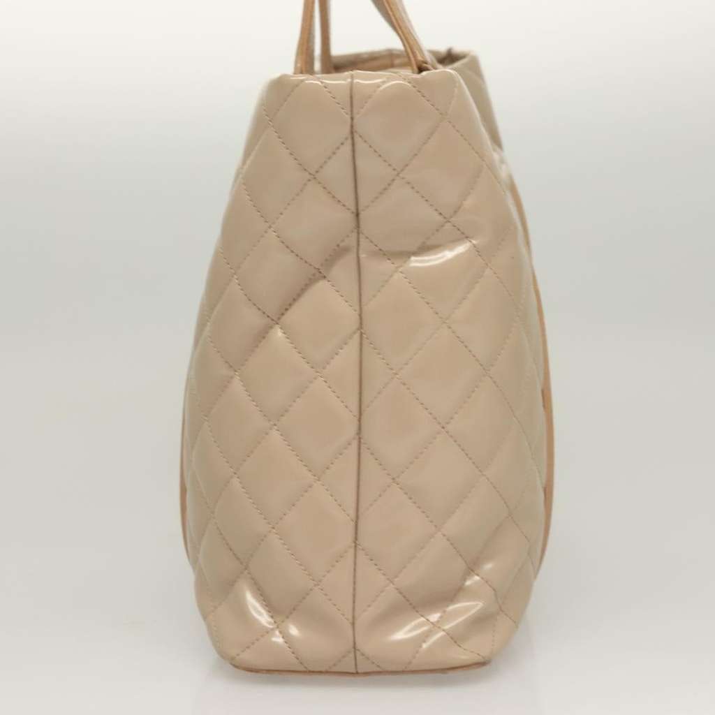 Chanel Quilted Boy Tote Beige Good condition - Inside View
