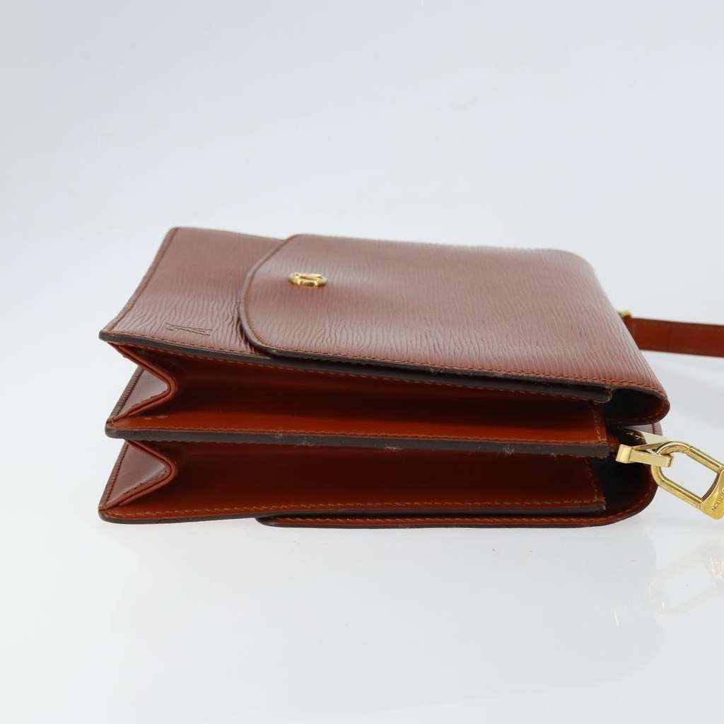 Louis Vuitton Grenelle Shoulder Bag Brown Leather Good condition - Inside View