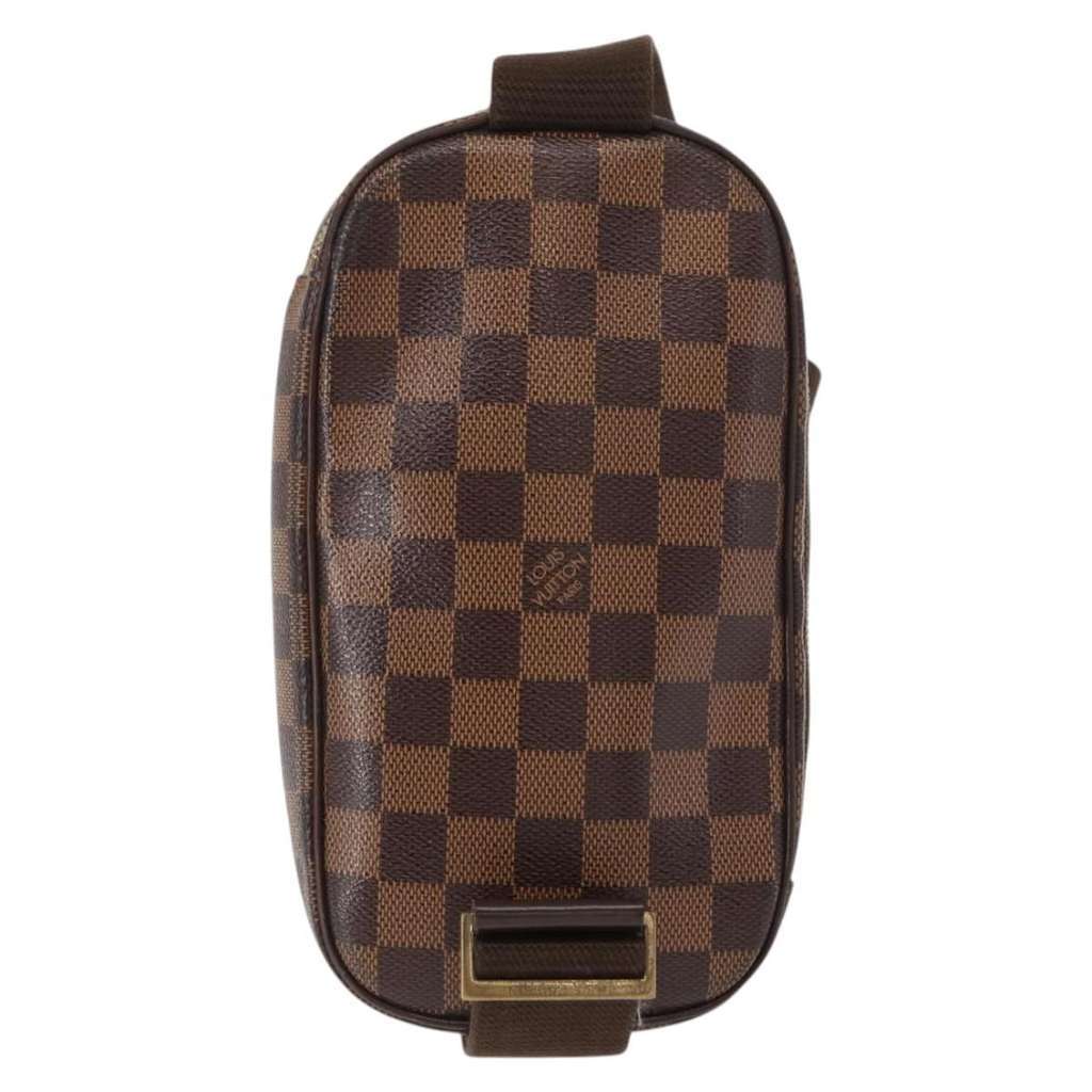 Louis Vuitton Pochette Gange Brown Canvas Good condition - Back View