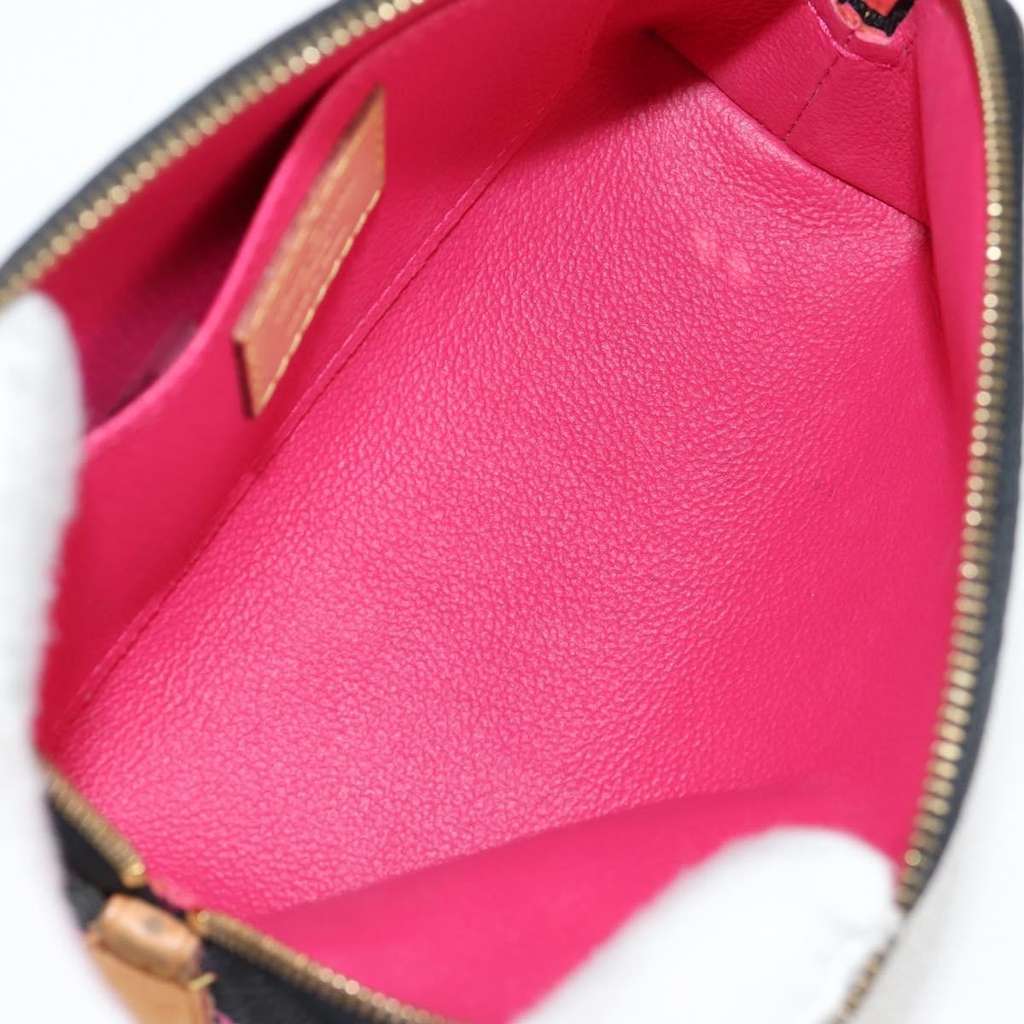 Louis Vuitton Cosmetic Pouch Black Canvas Good condition - Box View