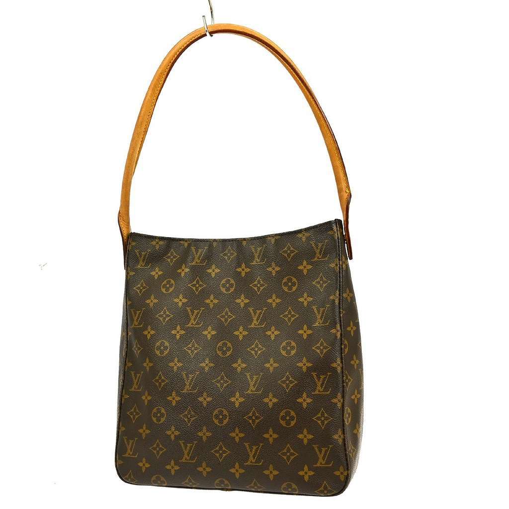 Louis Vuitton Looping Handbag Brown Canvas Good condition - Back View