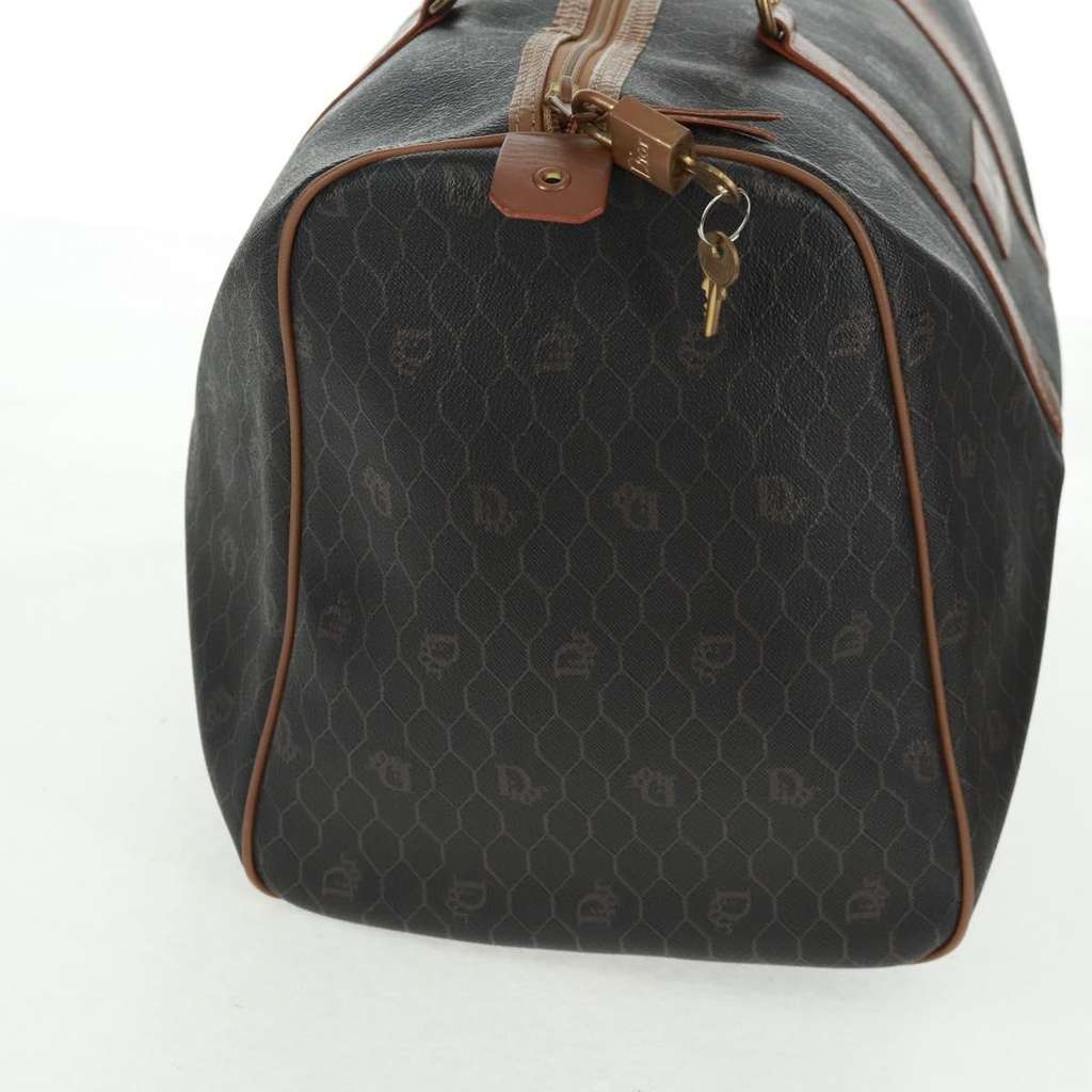 Christian Dior Vintage Honeycomb Boston bag Black Good condition - Model View