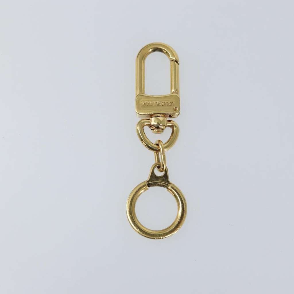 Louis Vuitton Bolt Pochette Extender Keychain Gold Metal Good condition - Back View