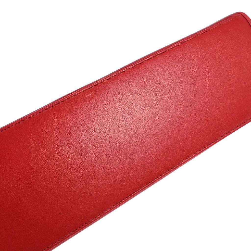 Saint Laurent Vintage Handbag Red Leather Good condition - Box View