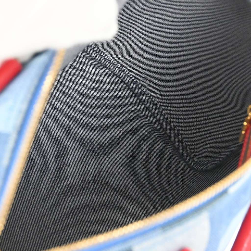 Louis Vuitton Speedy Bandouliere Bag Blue Good condition - Inside View