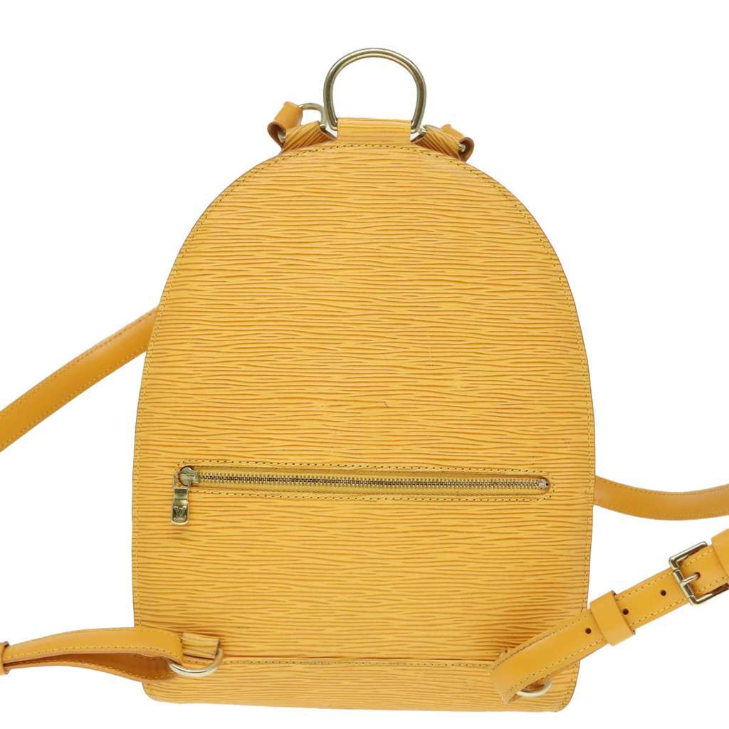 Louis Vuitton Mabillon Backpack Yellow Leather Good condition - Back View