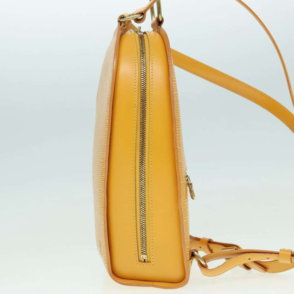 Louis Vuitton Mabillon Backpack Yellow Leather Good condition - Inside View