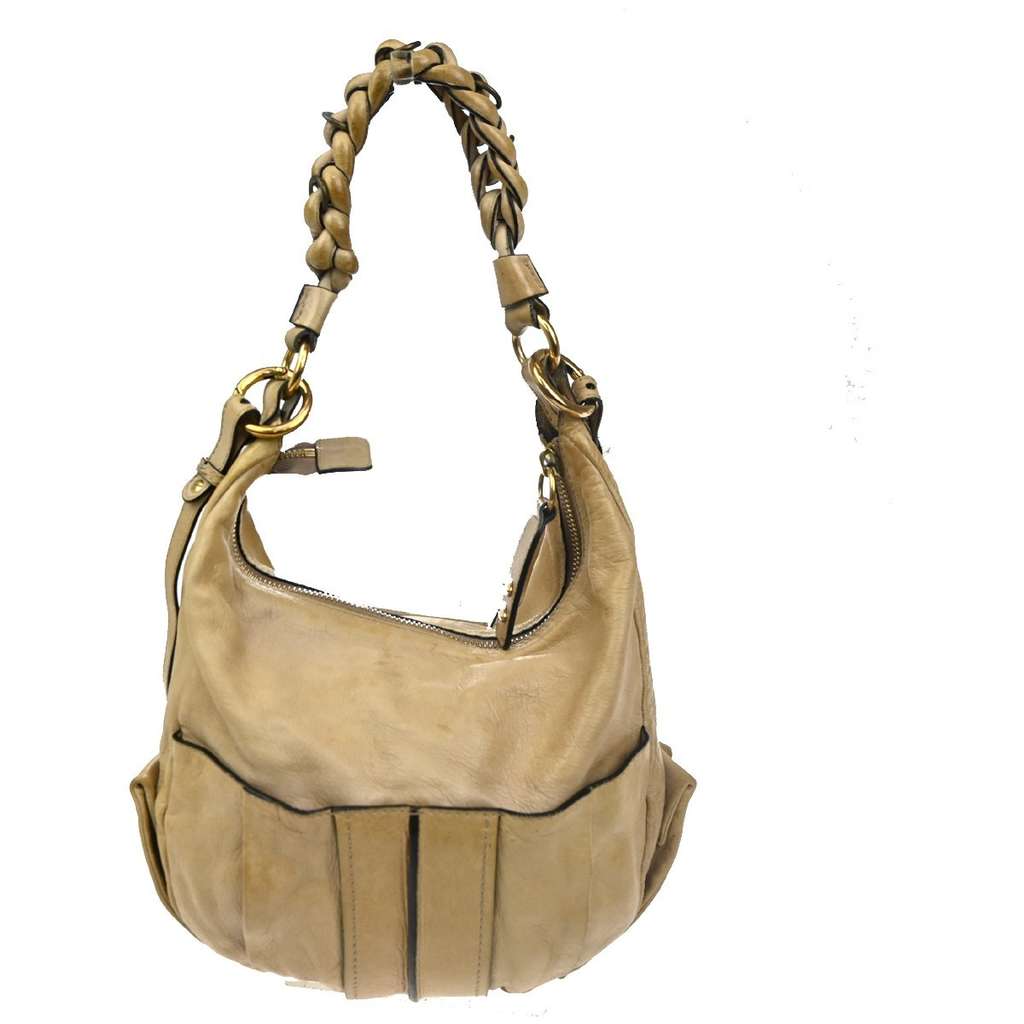 Chloe Heloise Hobo Beige Leather Fair condition - Back View