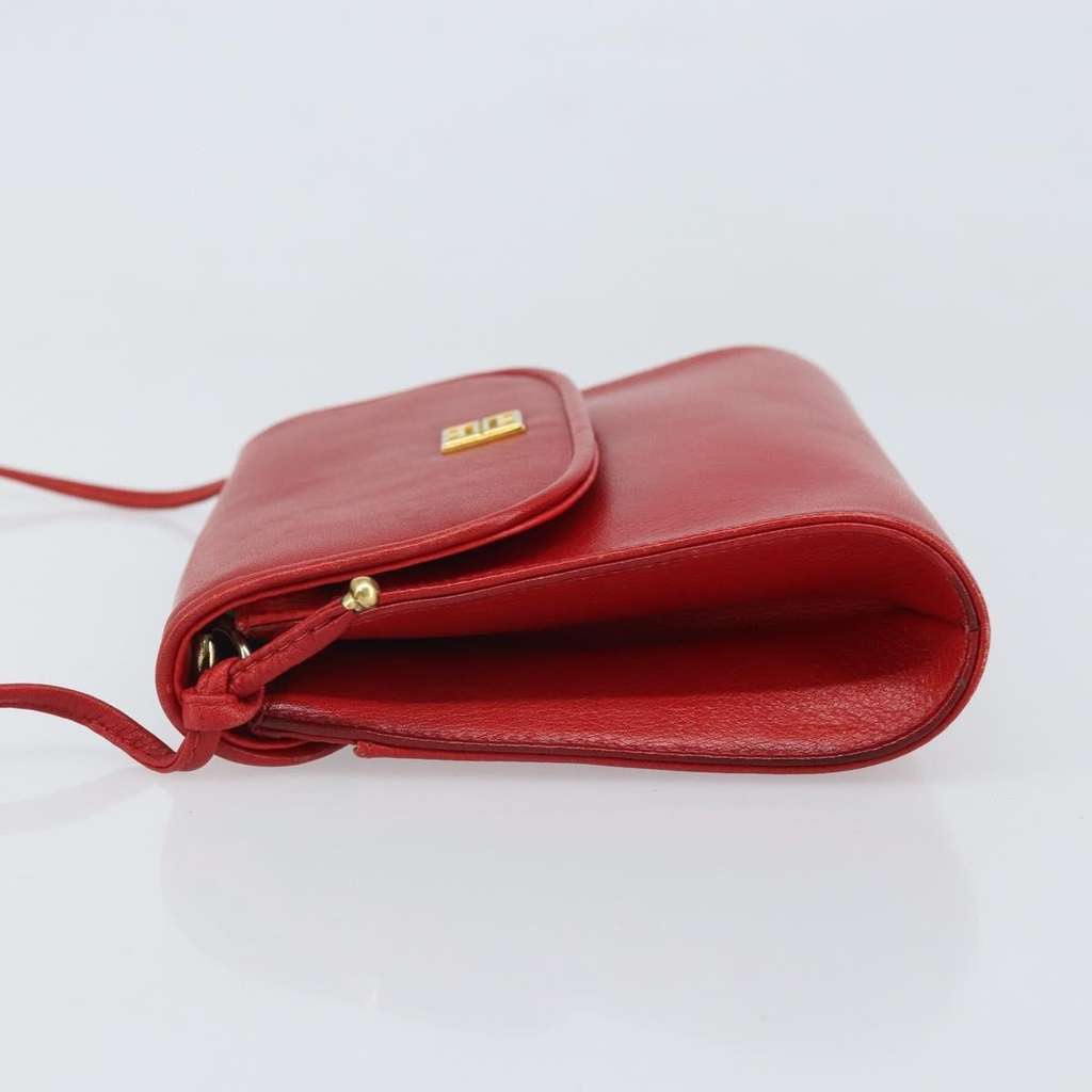 Givenchy Vintage 4G shoulder bag Red Leather Good condition - Model View