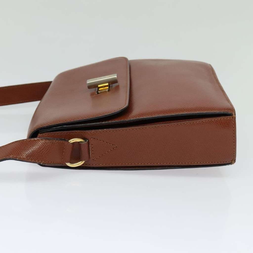 Celine Flap Shoulder Bag Brown Leather Good condition - Inside View
