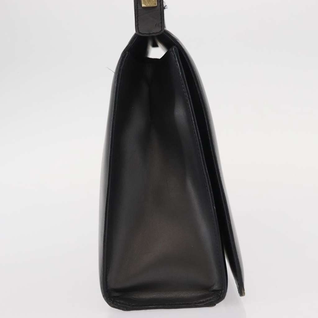 Gucci Vintage Shoulder Bag Black Leather Good condition - Model View