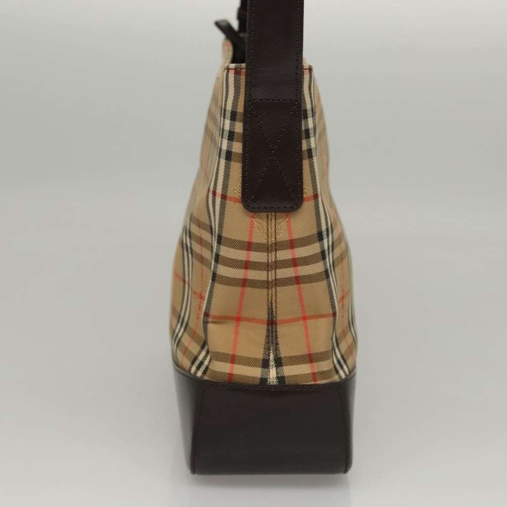 Burberry Shoulder Bag Beige Canvas Good condition - Inside View