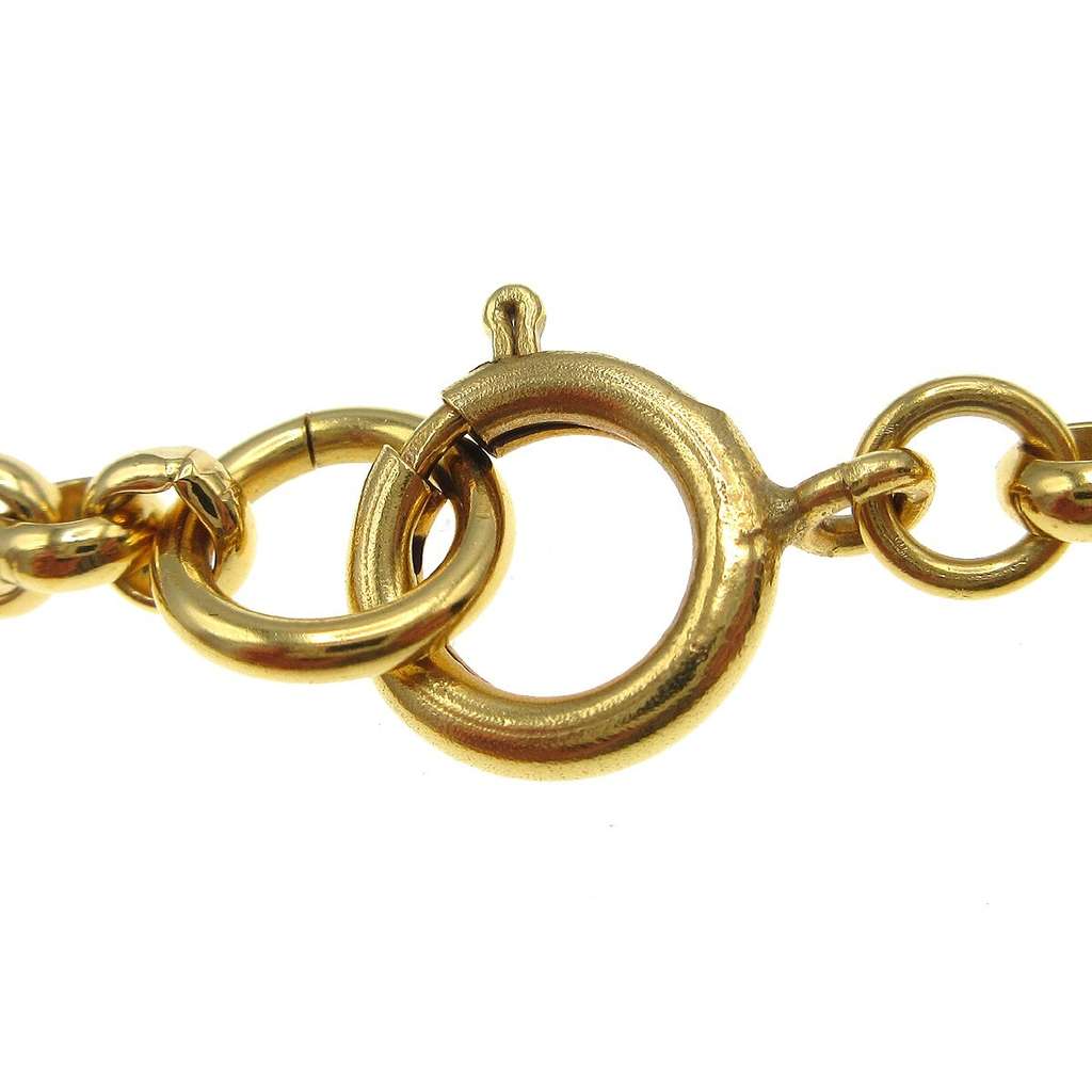 Chanel CC Heart Pendant Necklace Gold Good condition - Box View