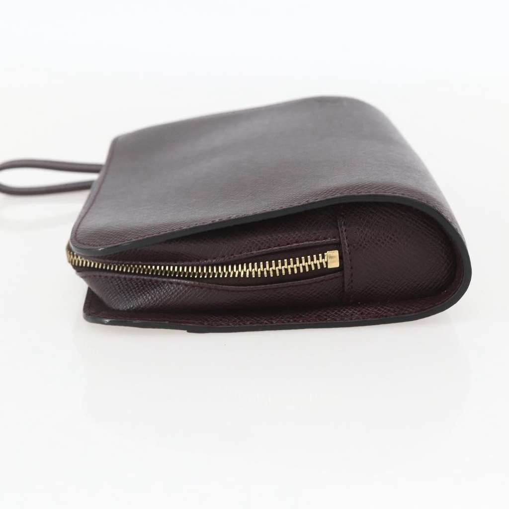 Louis Vuitton Pochette Baikal Clutch Brown Leather Good condition - Inside View