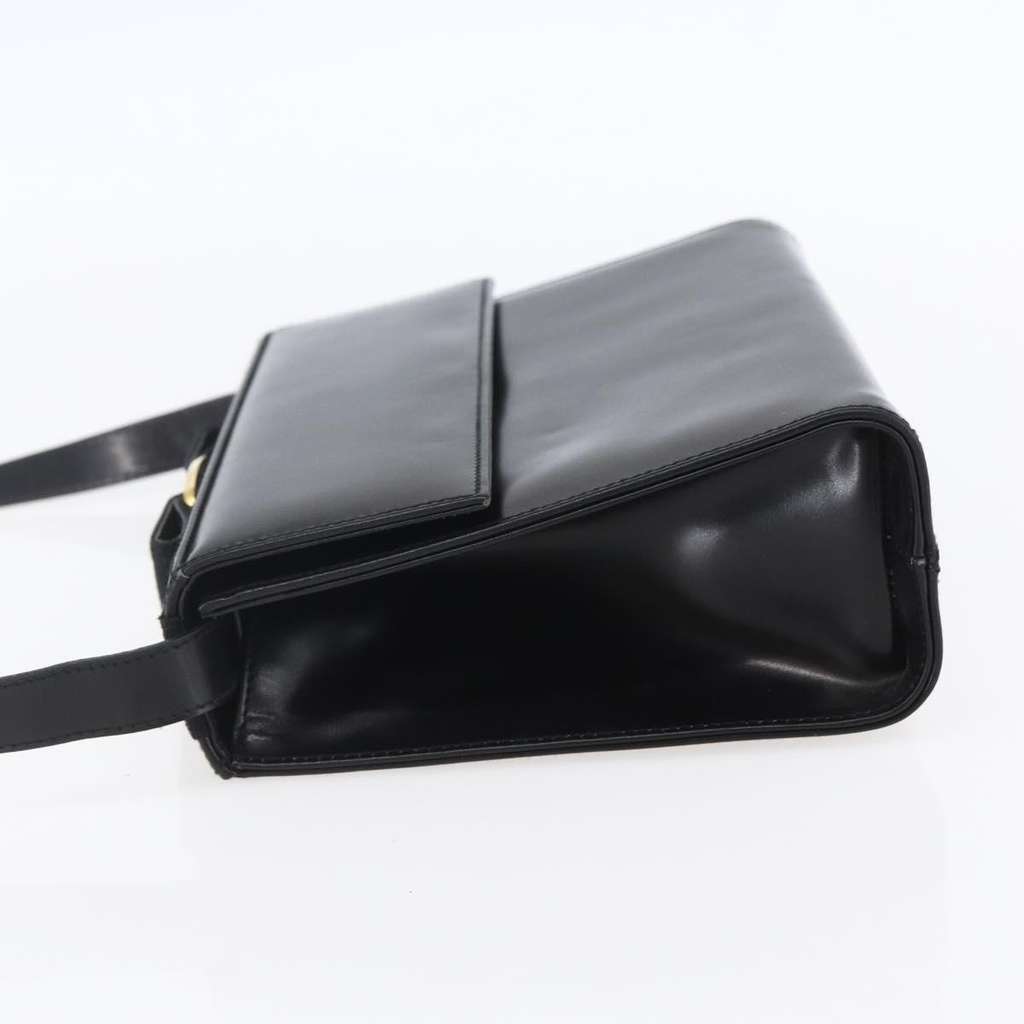 Salvatore Ferragamo Vala Shoulder Bag Black Leather Good condition - Inside View