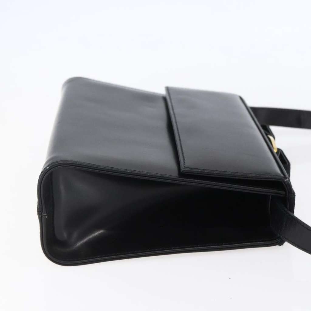 Salvatore Ferragamo Vala Shoulder Bag Black Leather Good condition - Model View