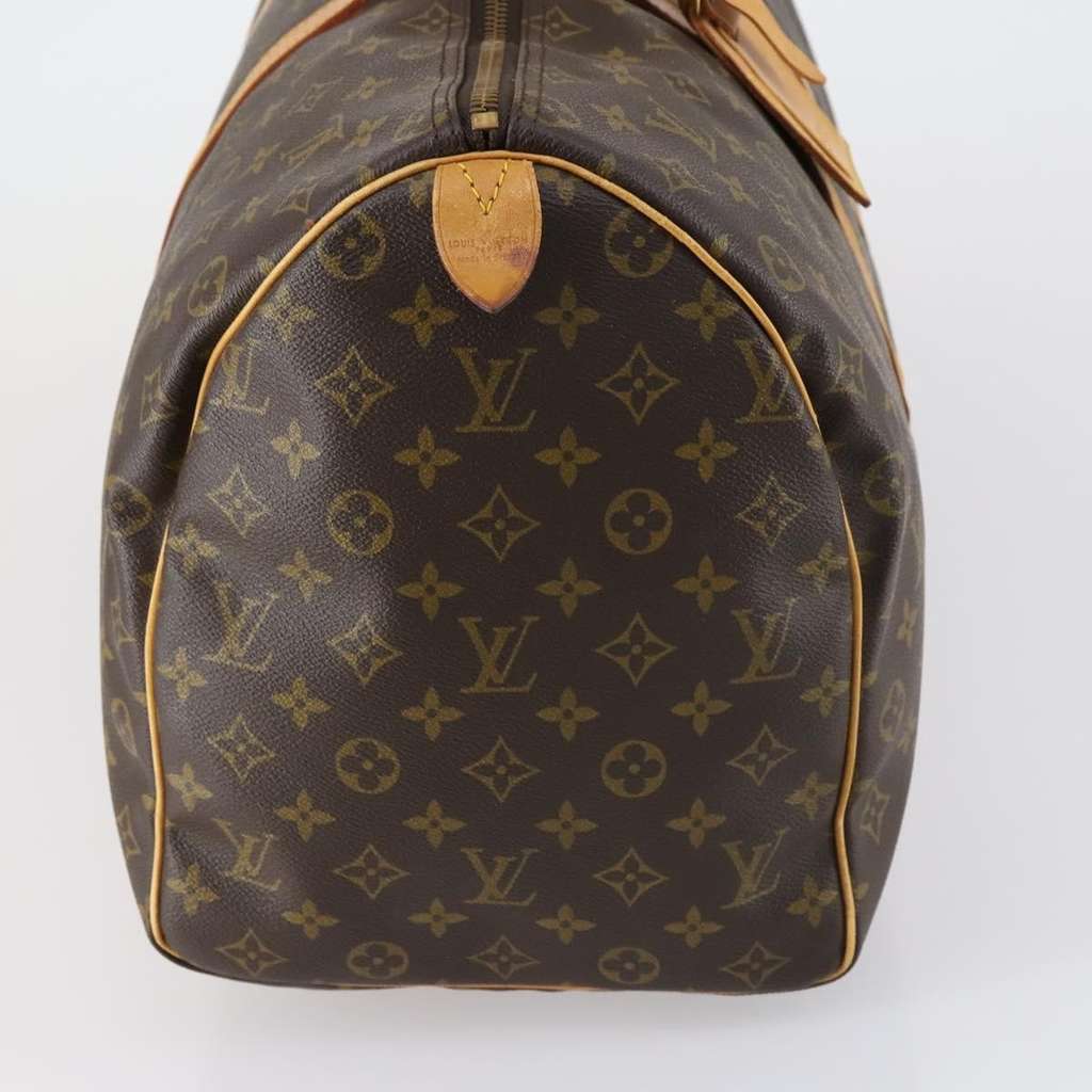 Louis Vuitton Keepall Bag Brown Canvas Good condition - Model View