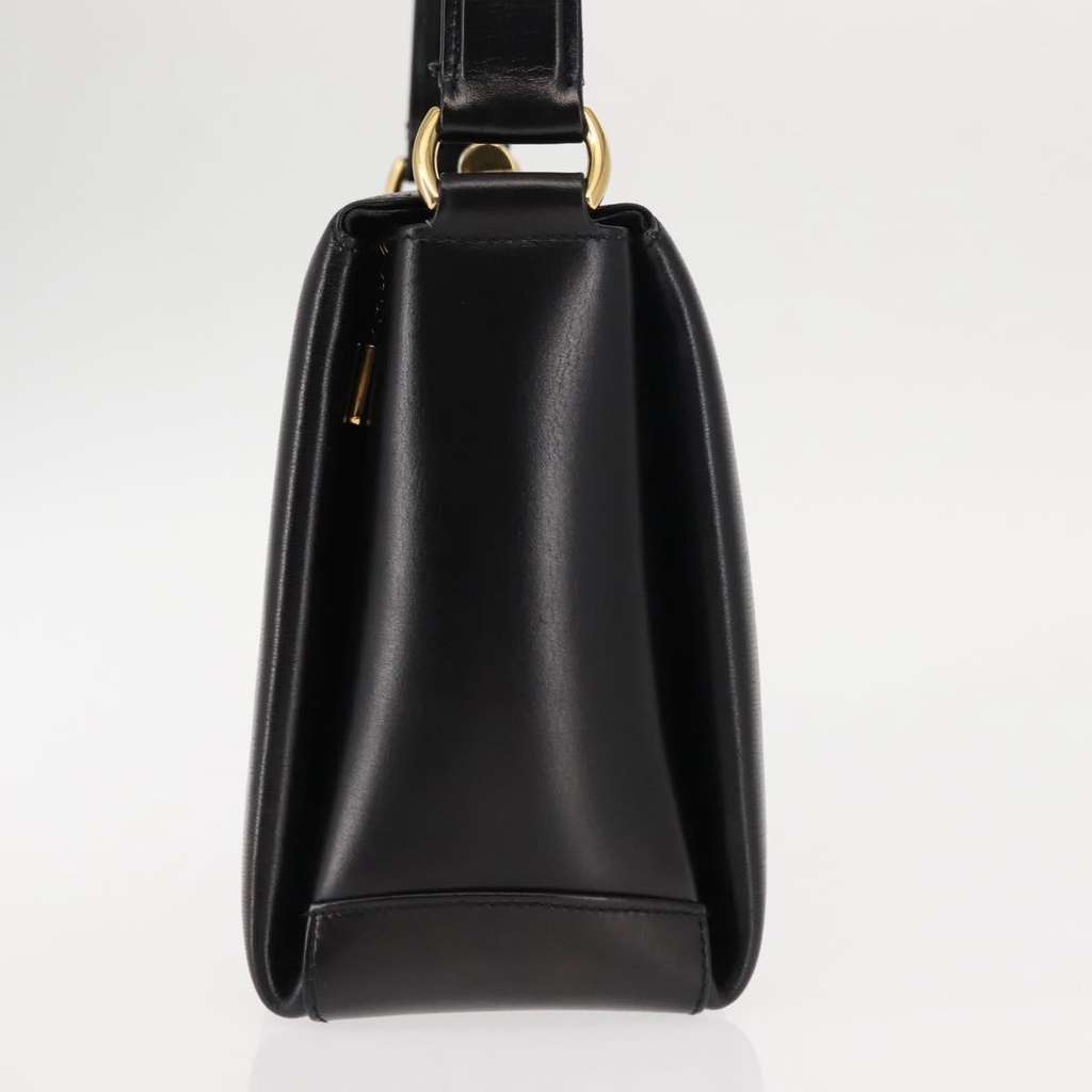 Gucci Vintage Convertible Box Crossbody Bag Black Leather Good condition - Model View