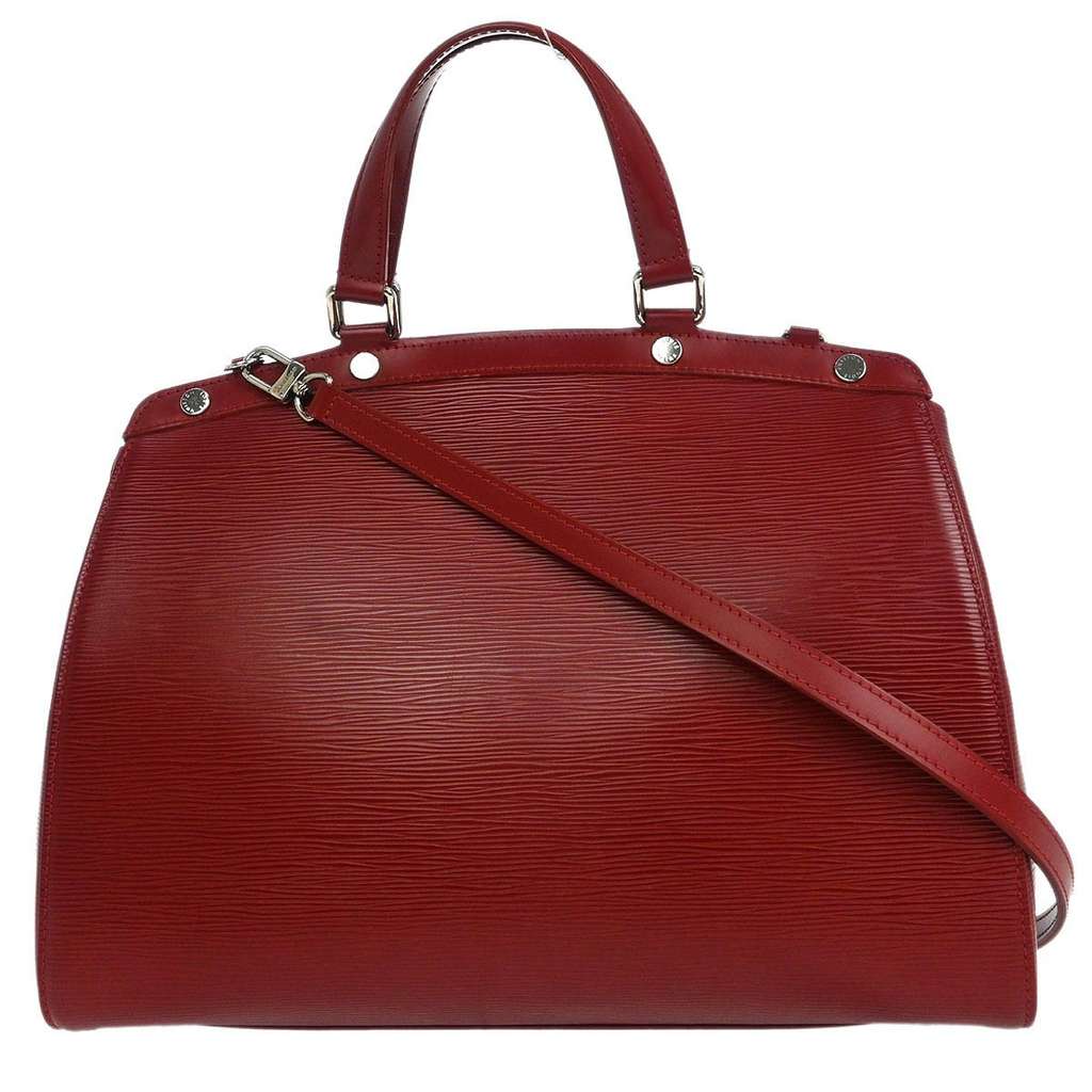 Louis Vuitton Brea Handbag Red Leather Good condition - Back View
