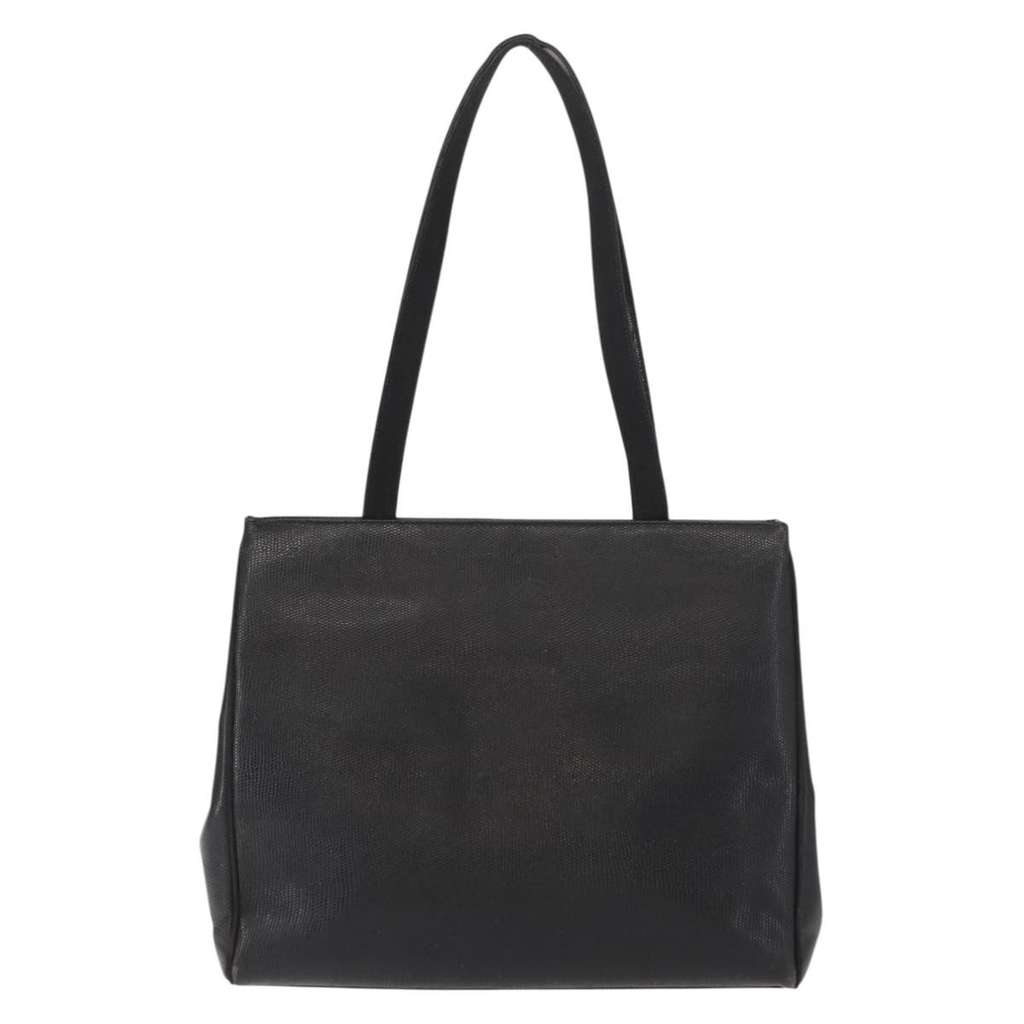 Salvatore Ferragamo Vala tote Black Leather Good condition - Back View