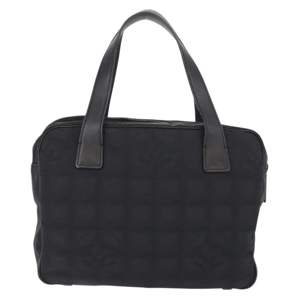 Chanel Travel Line Convertible Satchel Black Good condition - Back View