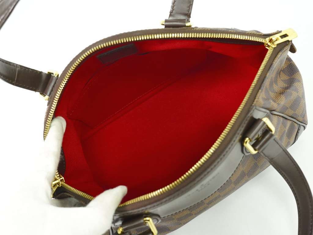 Louis Vuitton Verona Handbag Brown Canvas Good condition - Inside View