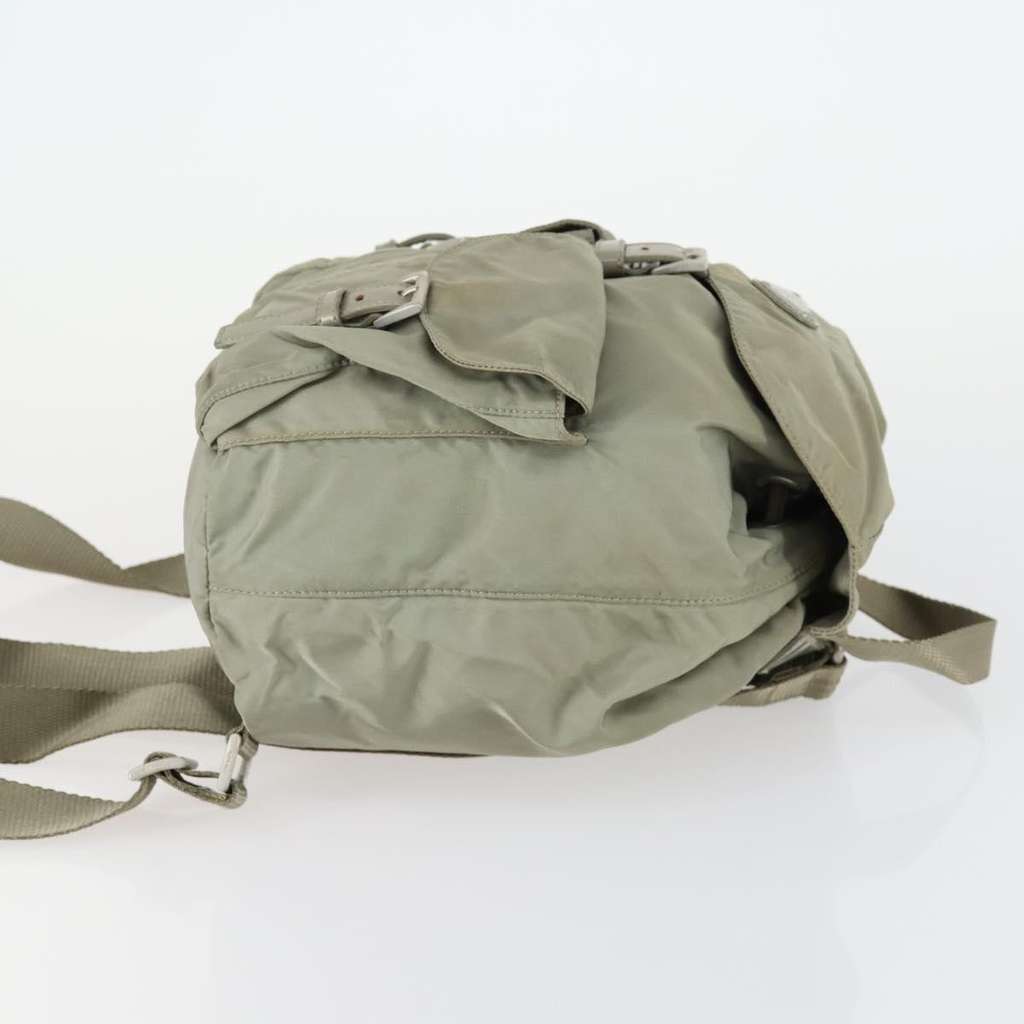 Prada Double Front Pocket Backpack Beige Good condition - Inside View