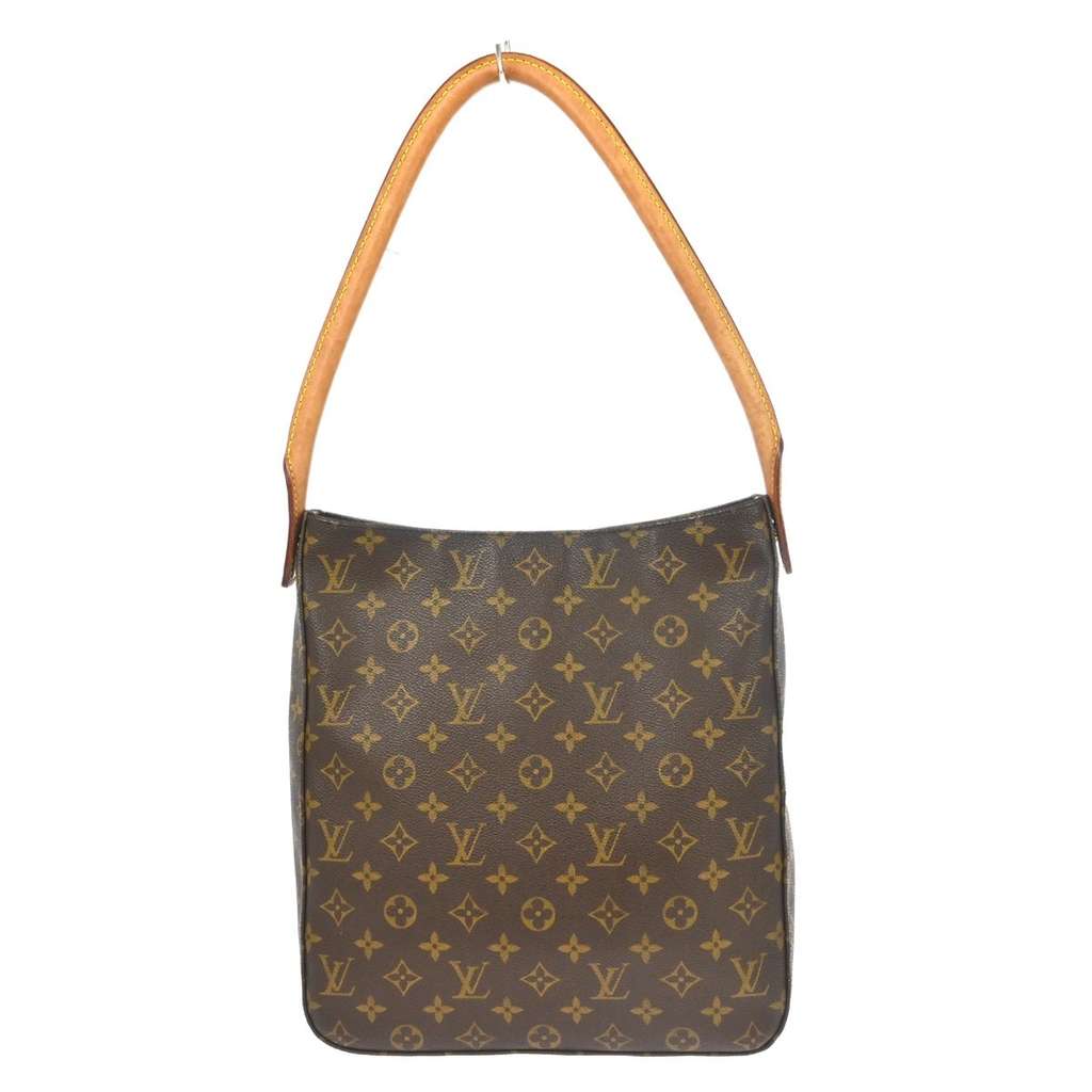 Louis Vuitton Looping Handbag Brown Canvas Good condition - Back View