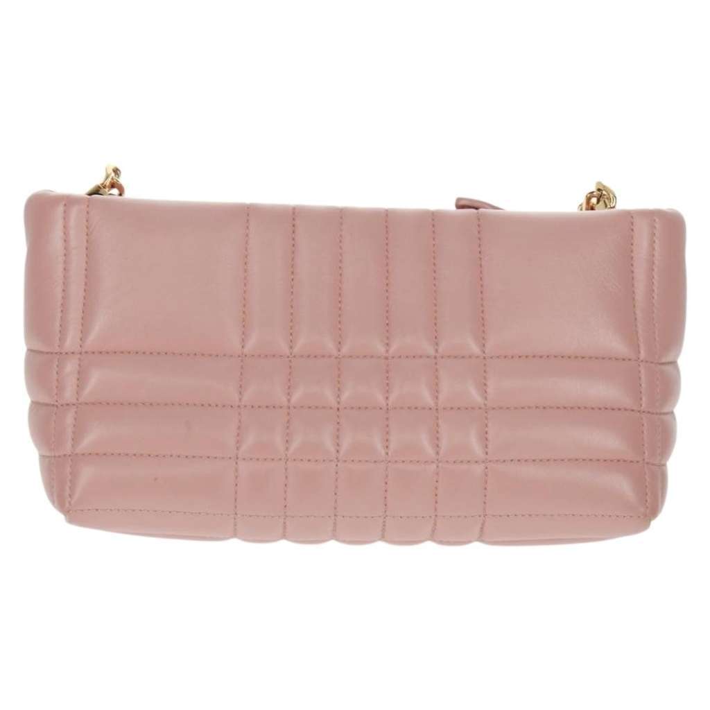 Burberry Lola Zip Shoulder Bag Pink Leather Good condition - Back View