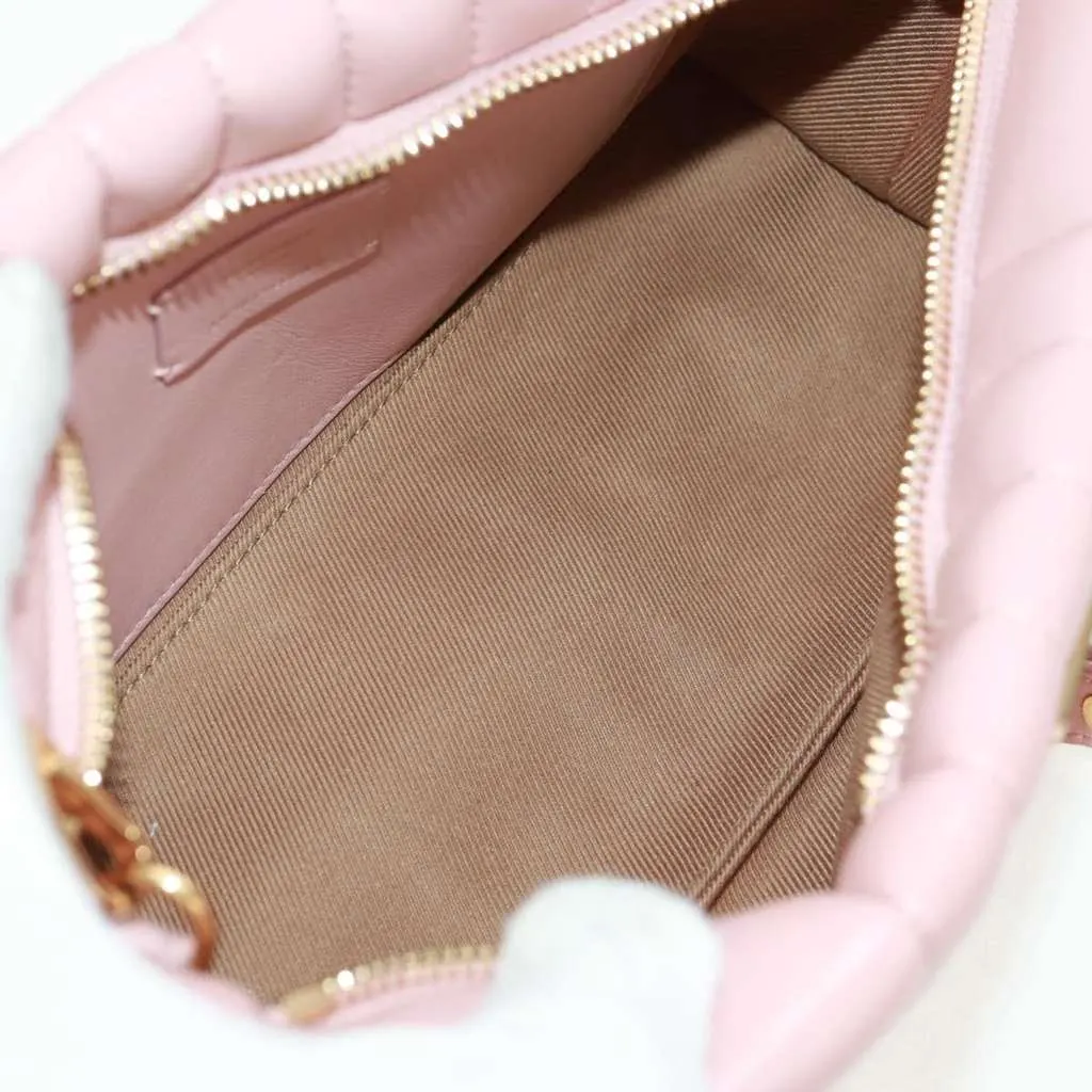 Burberry Lola Zip Shoulder Bag Pink Leather Good - Box View