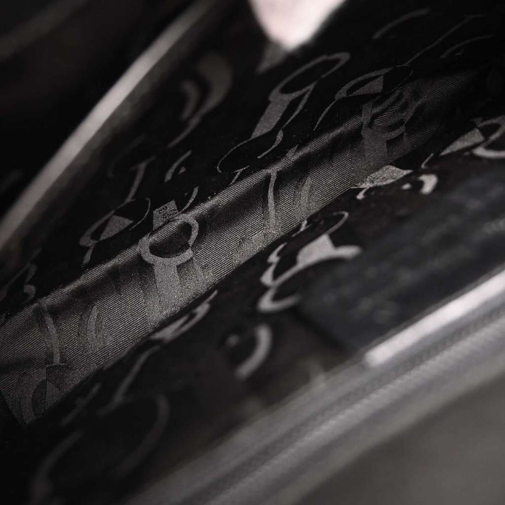 Salvatore Ferragamo Convertible Top Handle Bag Black Leather Good condition - Inside View