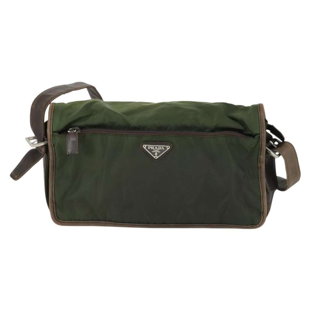 Prada Vintage Shoulder Bag Green Good condition - Back View