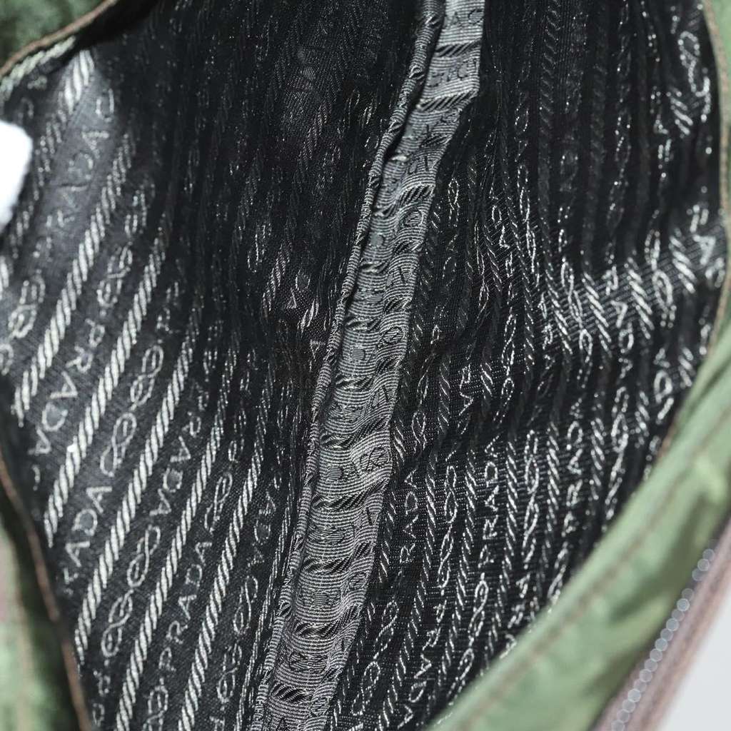 Prada Vintage Shoulder Bag Green Good condition - Box View