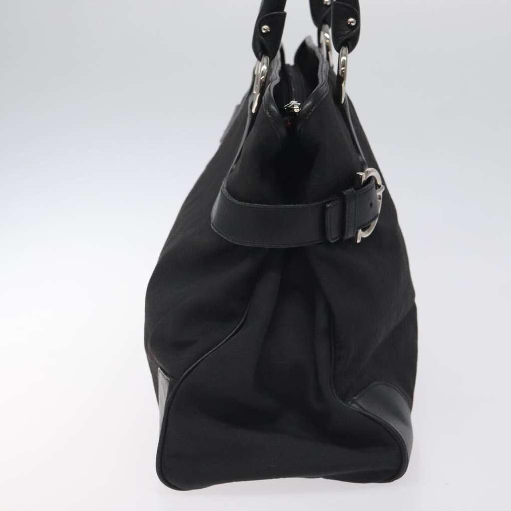 Salvatore Ferragamo Gancini handbag Black Good condition - Inside View