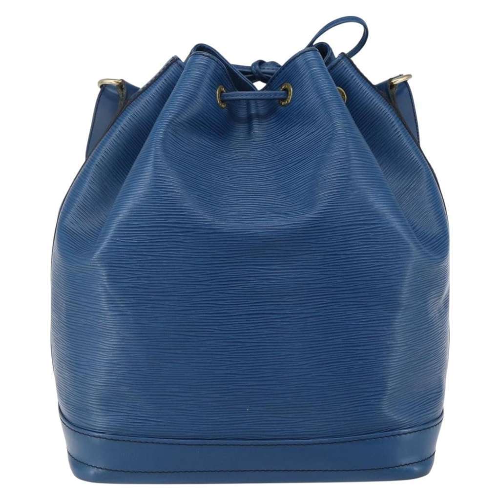 Louis Vuitton Noe Handbag Blue Leather Good condition - Back View