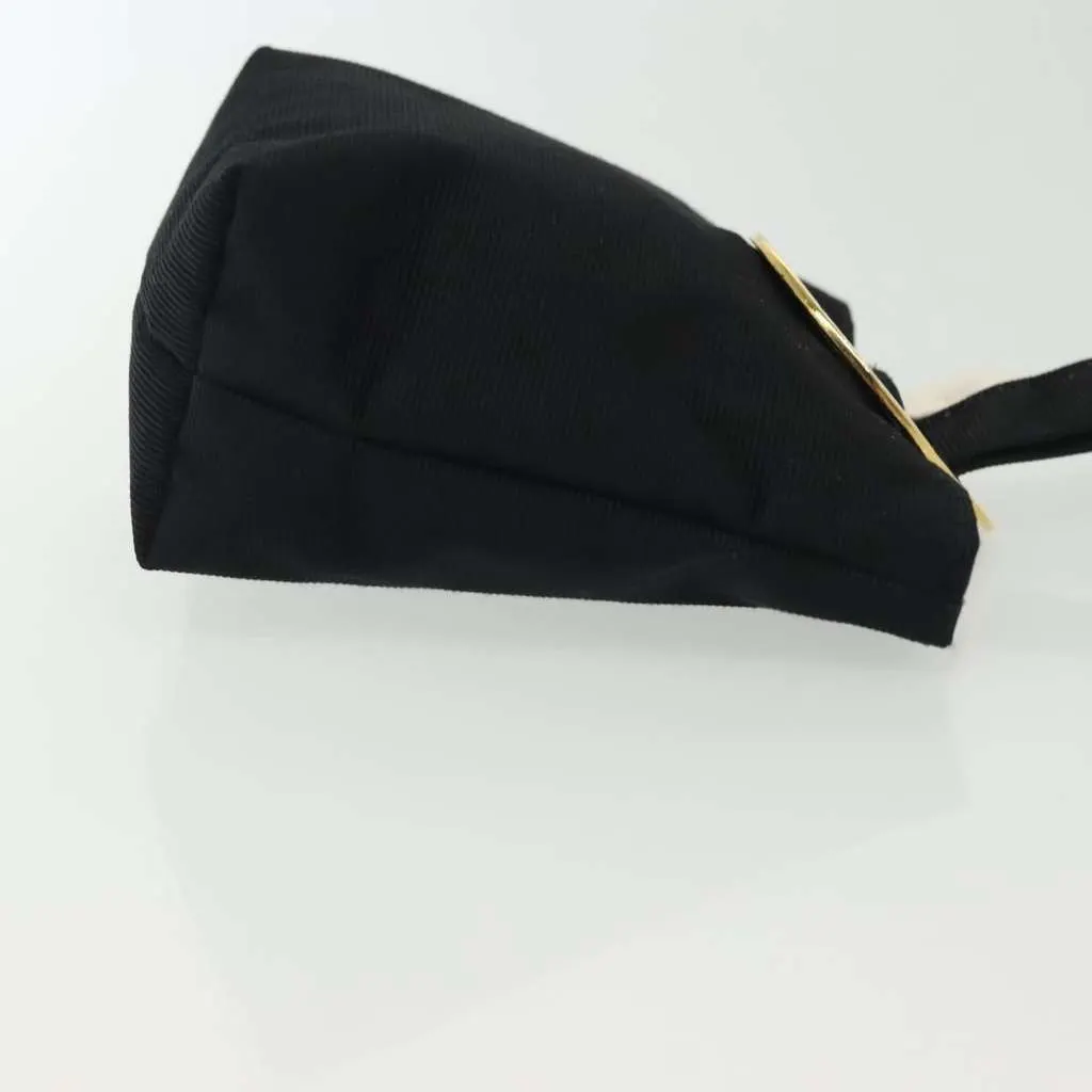 Celine Circle Logo Pouch Black Good - Inside View