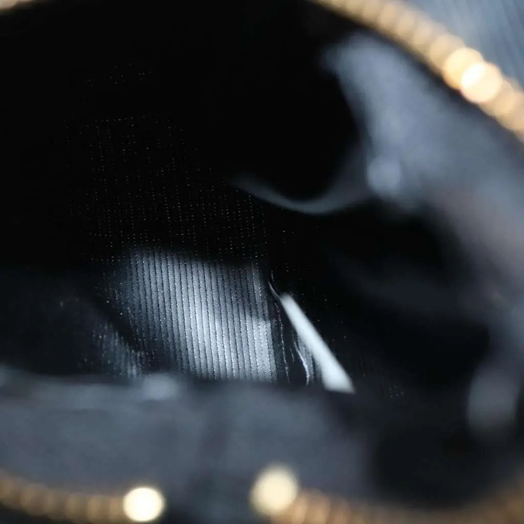 Celine Circle Logo Pouch Black Good - Box View