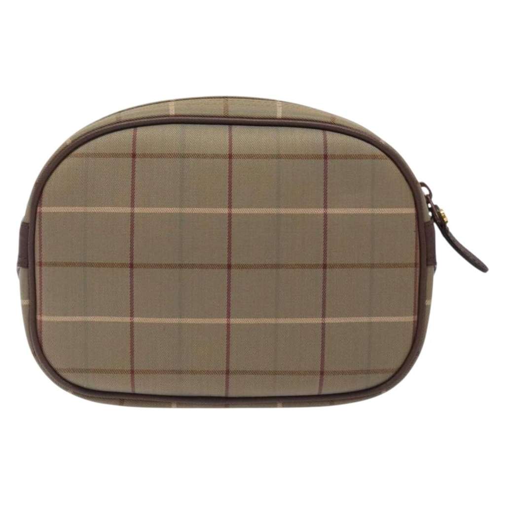 Burberry Nova check Pochette Beige Canvas Good condition - Back View
