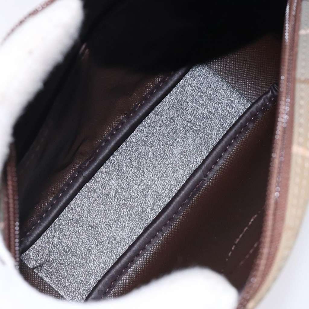 Burberry Nova check Pochette Beige Canvas Good condition - Box View